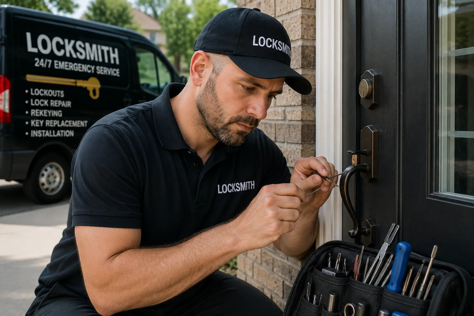 A range of smart, keypad and traditional lock types